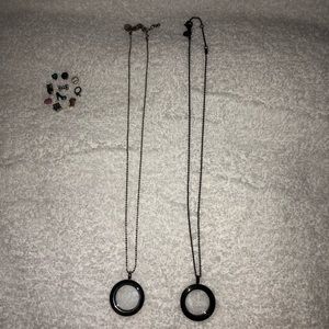 Origami Owl necklaces and charms